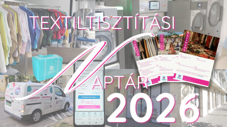 Éves textiltiszítási naptár