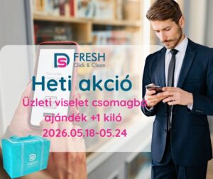 Üzleti viselet csomag – most ajándék 1 kg tisztítás 