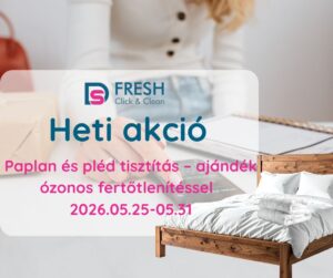 Paplan és pléd tisztítás – most ajándék ózonos fertőtlenítéssel 