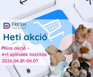 Gyereknapi extra ajánlat – 4+1 plüss tisztítása ajándékba