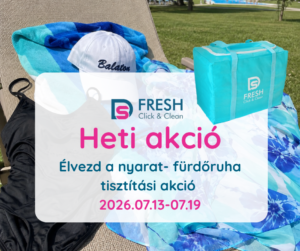 Élvezd a nyarat- fürdőruha tisztítási akció 